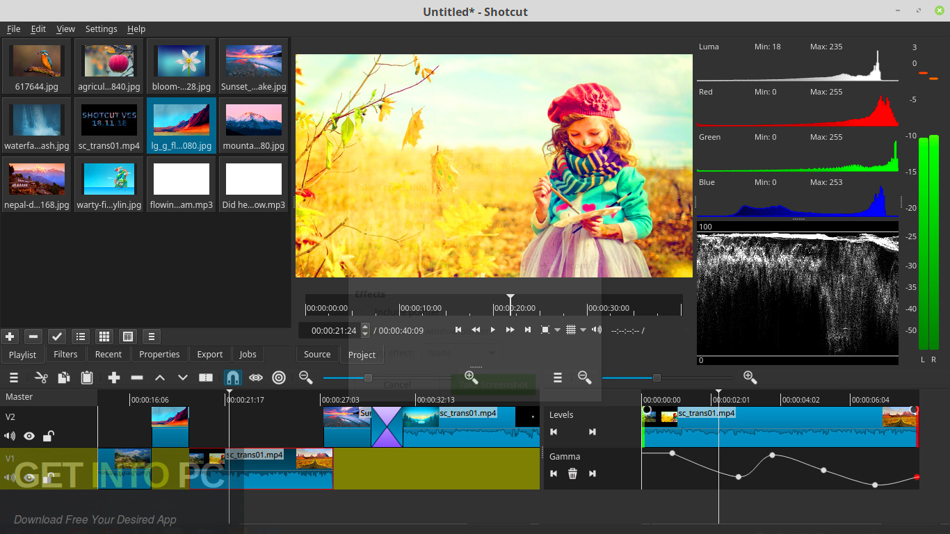 Shotcut на Windows